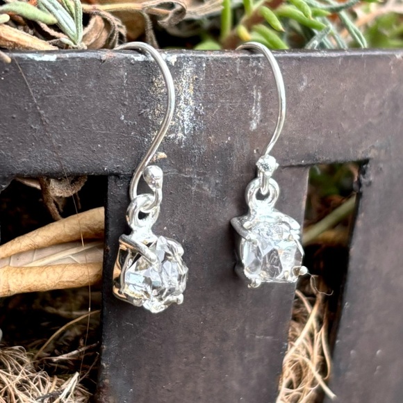 NEW! Herkimer Diamond Earrings - Picture 11 of 16